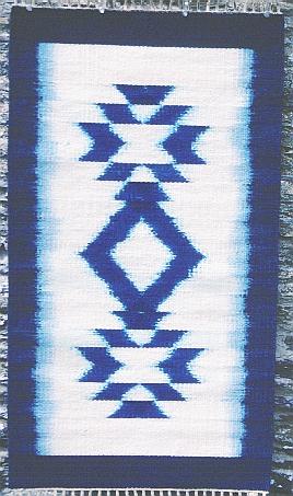 Ikat rug "Disected Diamonds"