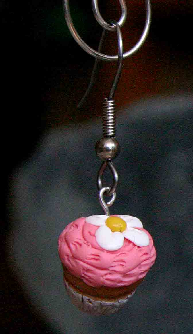 Cup-cake with flower