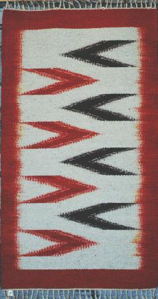 Ikat rug "Flight"