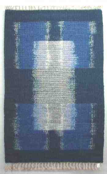 Ikat rug "Squares"