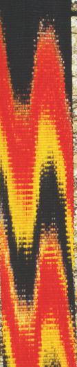 Ikat hanging "Solar Flare"