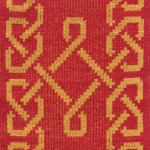 Celtic Knot red and gold II